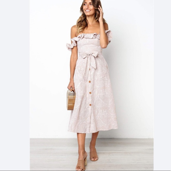 Pippidip Off The Shoulder Dress, NWOT - Picture 3 of 12